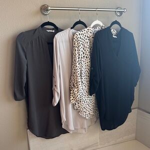 Lot of 4 Lush Tunic Tops Size M